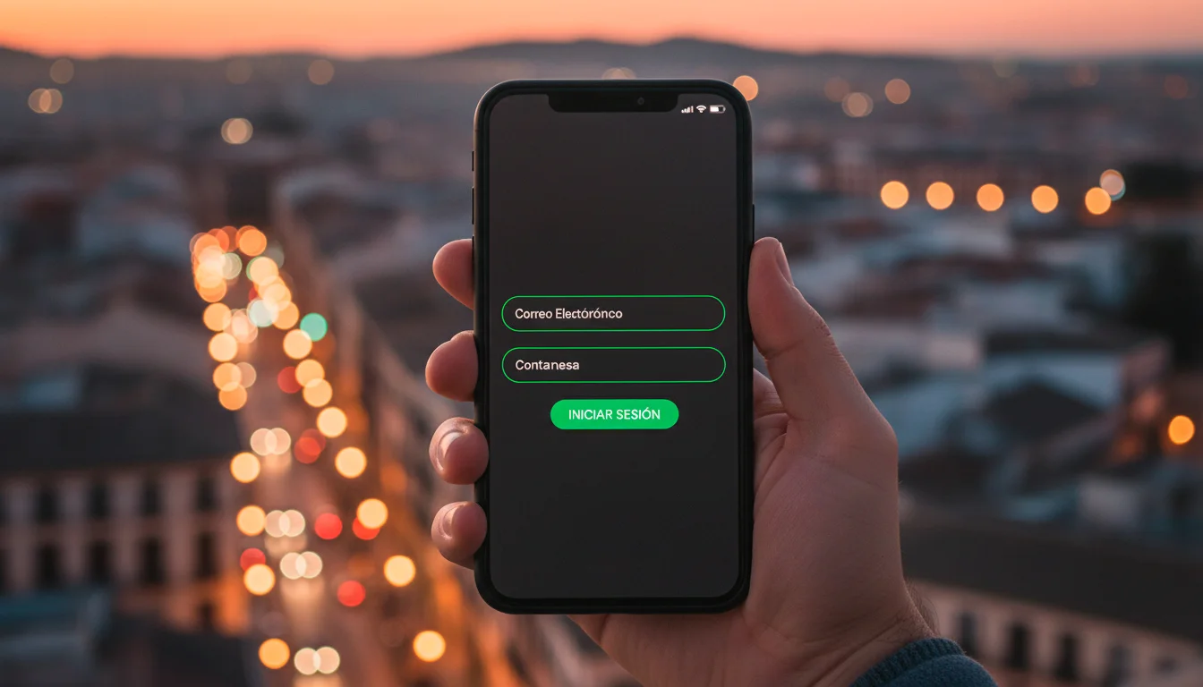 Pantalla de registro en operador de apuestas con licencia DGOJ en España